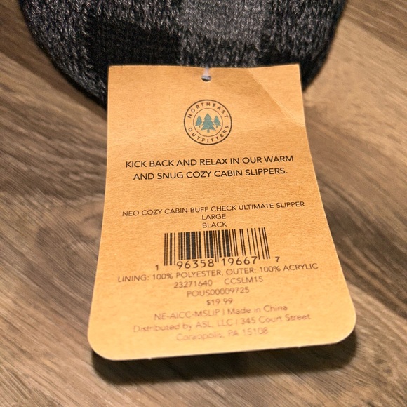 Men’s Sock Slippers with Grip - Picture 2 of 3